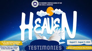 TESTIMONIES - RCCG HOLY GHOST CONVENTION 2024