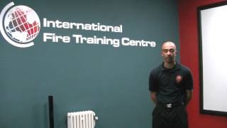 Ian France from the Falklands Islands trains at IFTC