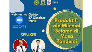 Cara Produktif ala Milenial! - dr. Andre Panjaitan (Webinar Regio 2 ISMKI : FK Unand x FK Unbrah)