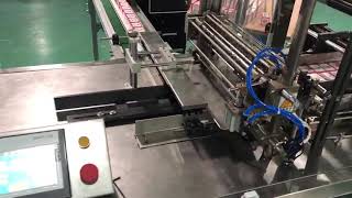 FQ900-300 overwrapping machine full auto 3x2 carton stack up