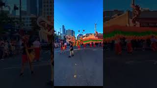 Seattle Chinatown Dragon team. Seattle Chinatown parade 2023