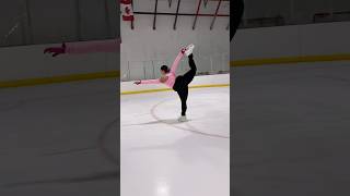 Life is better in pink🌸⛸️ #adultfigureskating #figureskating #iceskating #ootd