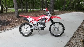 Honda CRF250f BBR Fork Spring Install and First Impressions