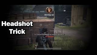 New Headshot Trick Bgmi || How to connect Headshots in TDM ✌🏻✌🏻