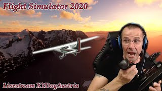 FSX 2020 ** St Maarten Scenery & Austria DE Mash 10m ** Austria Livestream Facecam 1080p 60