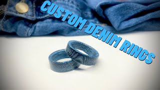 Unique Denim Rings!!!