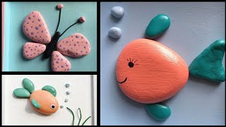 Best rock pebble craft/home decoration with stone art