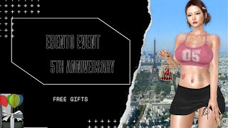 [SECONDLIFE] 🎁Free Gifts at EBENTO'S 5th Anniversary!!!🎁