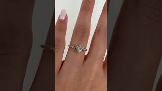 1 CT Heart Cut D E F - VVS Moissanite Diamond Engagement / Wedding Ring