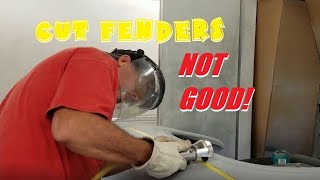 We Cut The Fenders Up -  53 Ford Pickup F100 Fender Fitment Issue