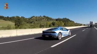 Italian Police Lamborghini races at 143mph to deliver life-saving kidney