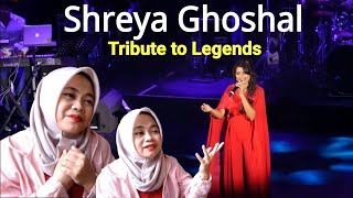 Shreya Ghoshal - Tribute to Legends Reaction (Part I) | Indonesian Reacts