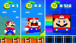 Super Mario Bros. But Every Seed Makes Mario Transform Geometry Dash