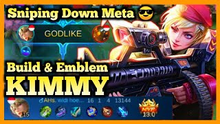 KIMMY MOBILE LEGENDS, KIMMY BEST BUILD, KIMMY HYPER CARRY GAMEPLAY, SEASON 18 META, , 2020, MLBB