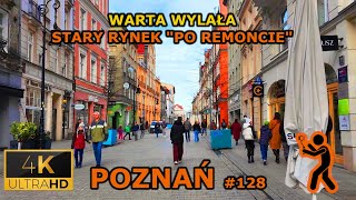 ⁴ᴷ⁶⁰ 🇵🇱 Poznan/Poland | Walking Tour | #128 - Flooding | Old Market Square (February 2024) [4K]