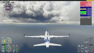 Microsoft Flight Simulator Crossing the 180th Meridian at 84 North