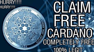 FREE CARDANO ADA 2022: get up to 300 cardano ada direct to your wallet (legit site)completely free!!