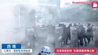 20190728 自己食返煙 (轉) hong kong protest, tear gas back to POPO with the wind