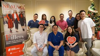 Dr. Tristan  Asia’s renowned injector conducting Neauvia filler training at Da Vinci Clinic.