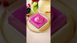 Blueberry ombre cake | cooking vibes  #shorts #cake #makeup