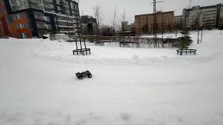 Drifting in Snow with Arrma Kraton EXB 6S