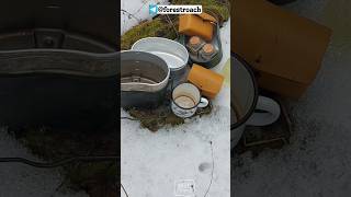 ВСЁ ТАКИ СОВЕТСКИЙ КОТЕЛОК ЭТО ЛЕГЕНДА#выживание #survival #бушкрафт #forest #нож #ковка #самоделки