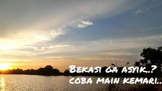 Tempat wisata di Bekasi? wisata ke Danau Situ Cibeureum Tambun Bekasi #explorebekasi1 #droneview