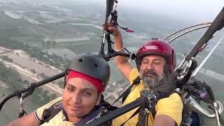 aerial view Sri Muktsar  Sahib flying With my son vanshpartap