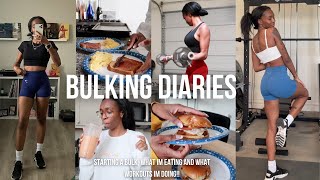 BULKING DIARIES EP 1!! Starting a Bulk, My Goals, What Im eating to GAIN weight!