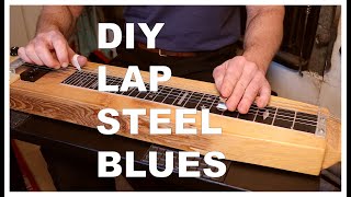 DIY LAP STEEL BLUES (with a Peavey Backstage 30)