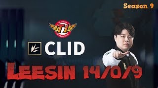 SKT T1 Clid Stream - Leesin Jungle KDA 14/0/9 - Patch 9.19 KR Ranked | League of Legends Replays