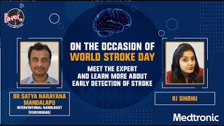 Dr. Satya Narayana Mandalapu with RJ Sindhu| World Stroke Day