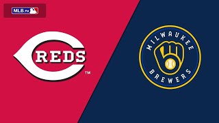 Cincinnati Reds vs Milwaukee Brewers  live reaction and play by play commentary