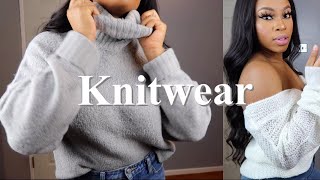 12 DAYS OF VLOGMAS | MISSGUIDED KNITWEAR MINI CLOTHING HAUL