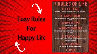 Why You Should Read : 7 Rules of Life