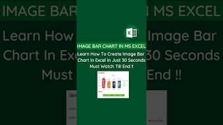 Image Bar Chart In Ms Excel 🔥| Excel Tips | #excel #datavisualization #shorts