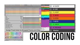 Ableton Quick Tip: Color Coding