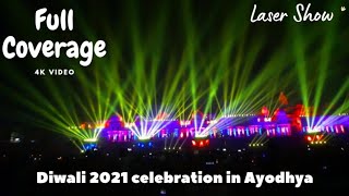 Diwali in Ayodhya | Laser show | 2021 Diwali | Full Video