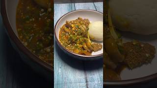 The most delicious 😋 Goat meat and assorted Okro soup #youtubeshorts #reels