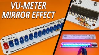 Vu Meter 21 LED Mirror Effect with LM3915 - PCB Tutorial