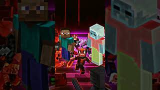 steve vs all |conga conga| #short #steve #alexbrine #minecraft #entity