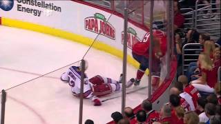 Nick Backstrom goal - Game 4 Rangers @ Caps