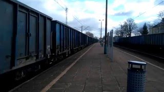 ET41-101 z 42 węglarkami | Nałęczów | PKP Cargo