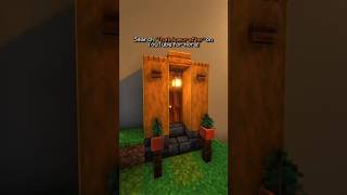 Dark Oak Door Design in Minecraft! 🚪🔥✅ #minecraft #minecraftshorts #shorts