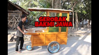 Gerobak bakmi jawa | gerobak bakmi jawa kayu jati desain unik dan klasik