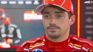 Charles Leclerc's Post-Qualifying interview | Singapore GP 2024