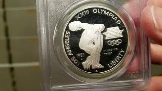 1983-S Olympics Commemorative Silver Dollar Proof NGC PF69