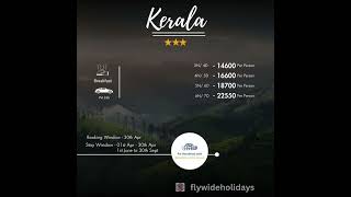 Experience Kerala with Fly Wide Holidays: Explore God's Own Country #travel #shorts   #tourism