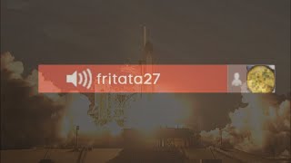 fritata27 launches a rocket on mic