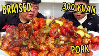 Monkey Brother spent 300 yuan to buy a box of lobster tails, they were spicy and delicious!